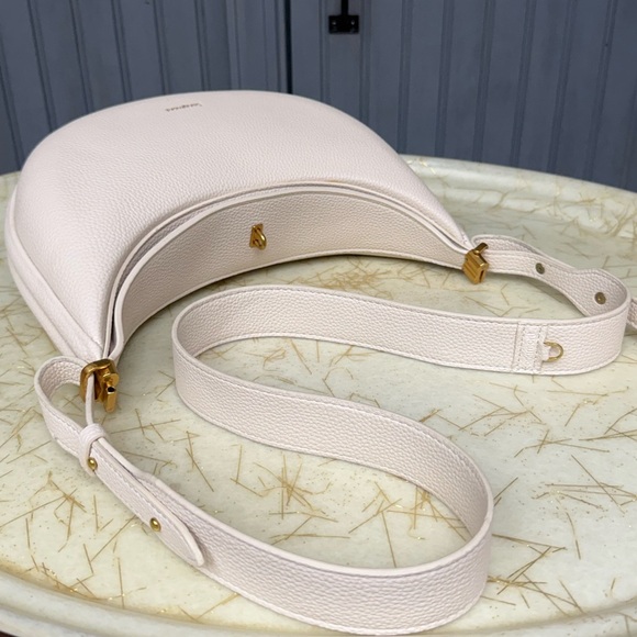 Songmont Luna Vegan Leather Hobo Bag - Ivory, Size Medium - Picture 9 of 16